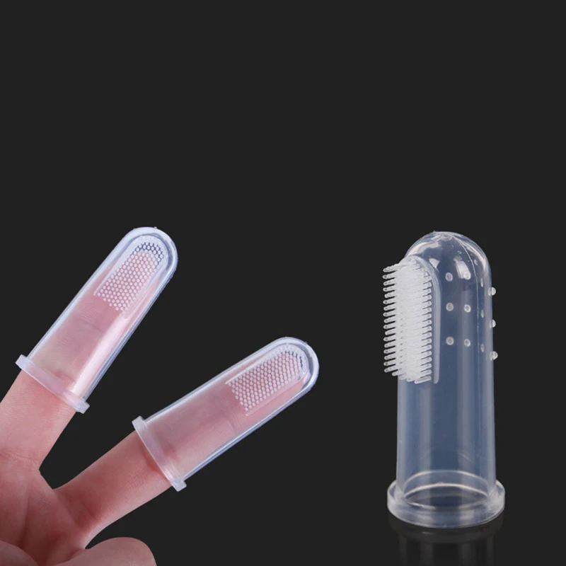 1 шт. Мягкая Силиконовая зубная щетка для домашних животных собак неприятный