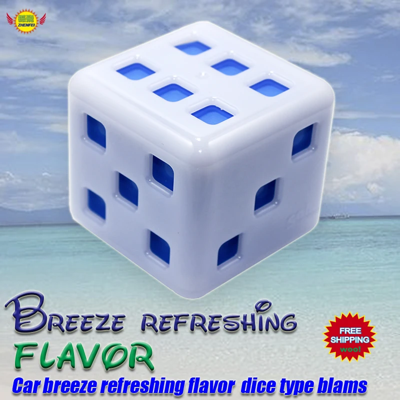 

Freeshipping Car accessories Fresh tropical breeze scent Fragrance Car Dice type Perfumes Balm Deodorant car-styling