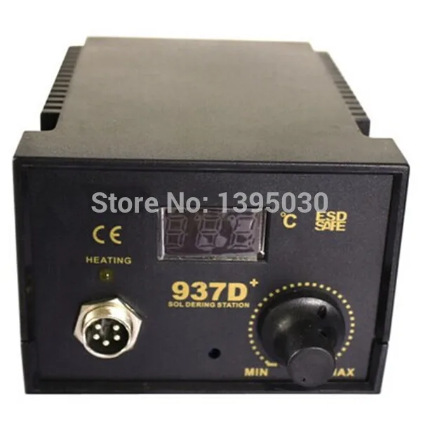 937D + паяльная станция SMD нагреватель Железный сварочный ESD цифровой инструмент |