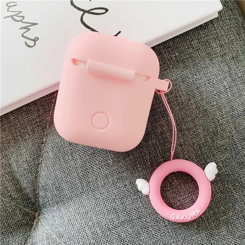 Для Apple Airpods чехол милые юбки-пачки со звездочками защитный силиконовый для