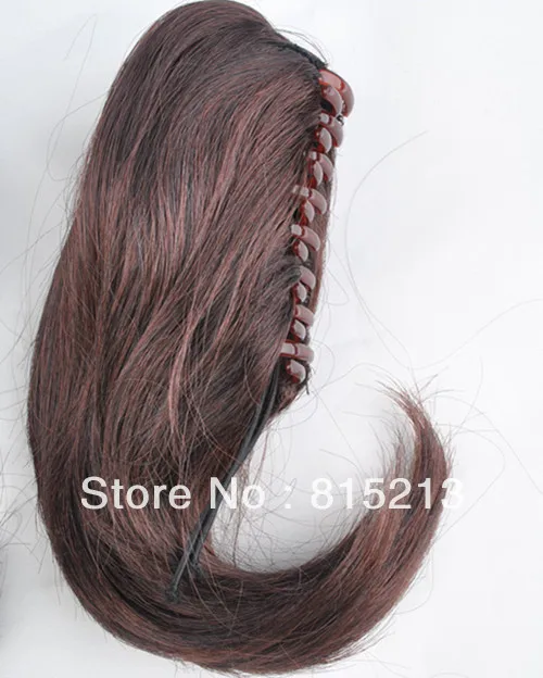 НОВЫЙ Стильный Хвост Расширение Длинный Коготь Клип в/на Слоистых Волос Кусок