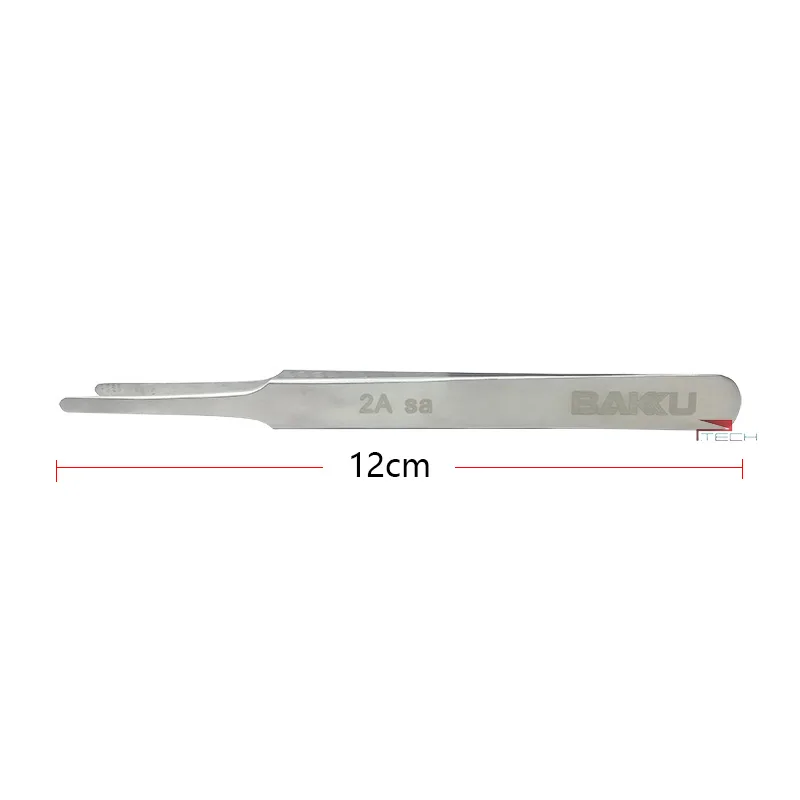 BAKU 2A-Sa Broad Tips Precision High Quality Swiss Stainless Steel Anti-Static Tweezers Repair Multi Function Tool | Инструменты