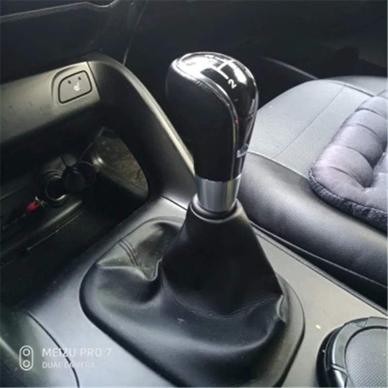 Для Mitsubishi ASX 2010 2015 / Hyundai Elantra IX35 кожаная ручка ручной мяч|Ручка переключения