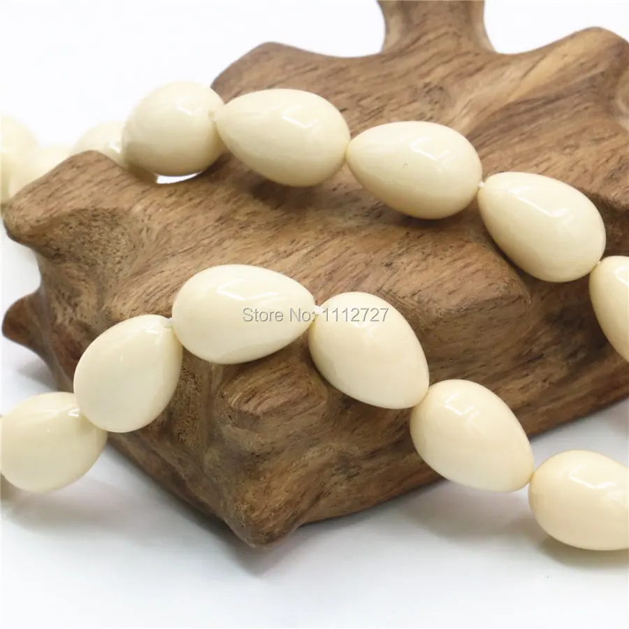 Accessory 9X13mm White&ampYellow Christmas Gifts For Women Girls Pearl Glass Loose DIY Beads Ornaments Jewelry Making Design | Украшения и