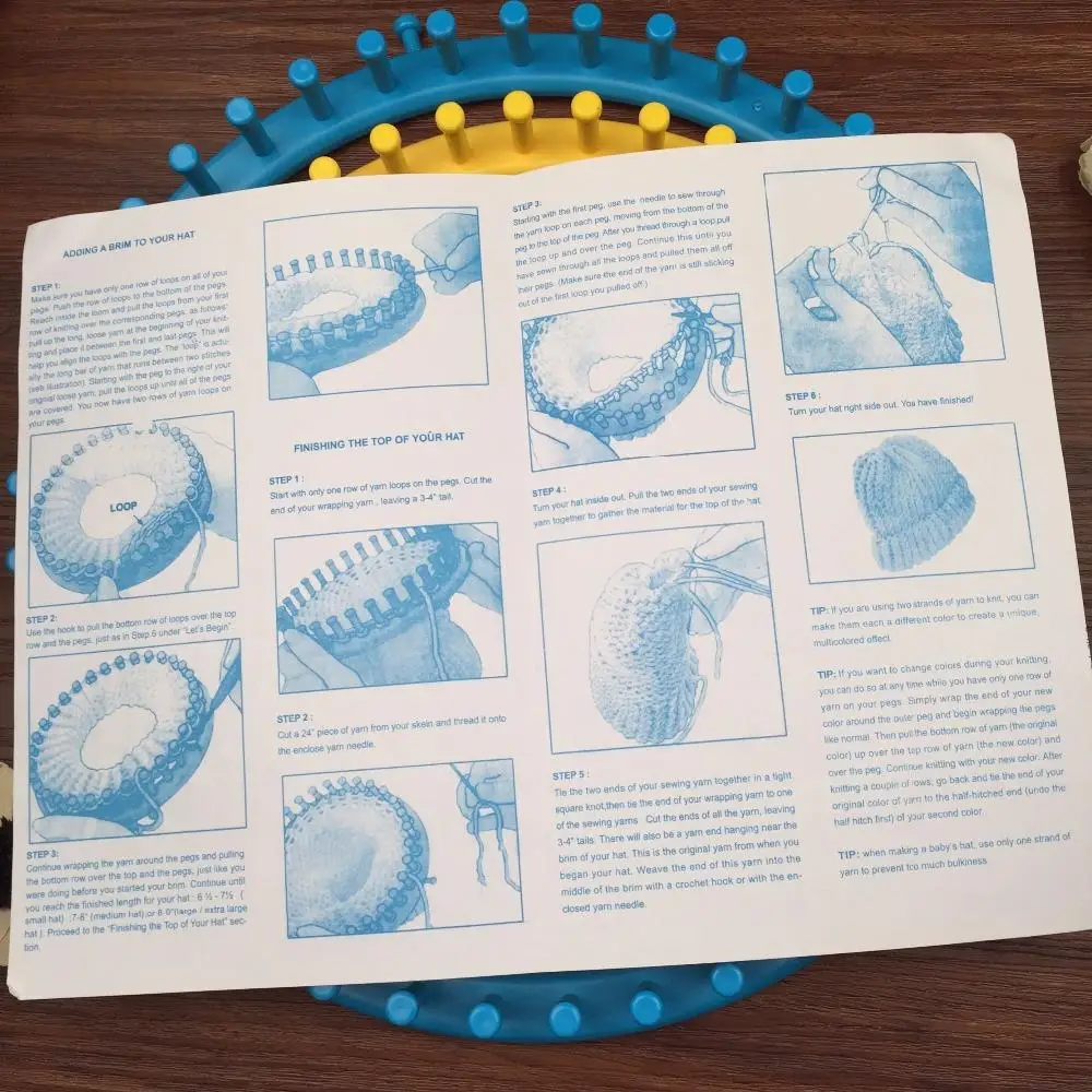 Бесплатная доставка цветной круговой вязальный станок 4 размера 14 см 19 24 29 для