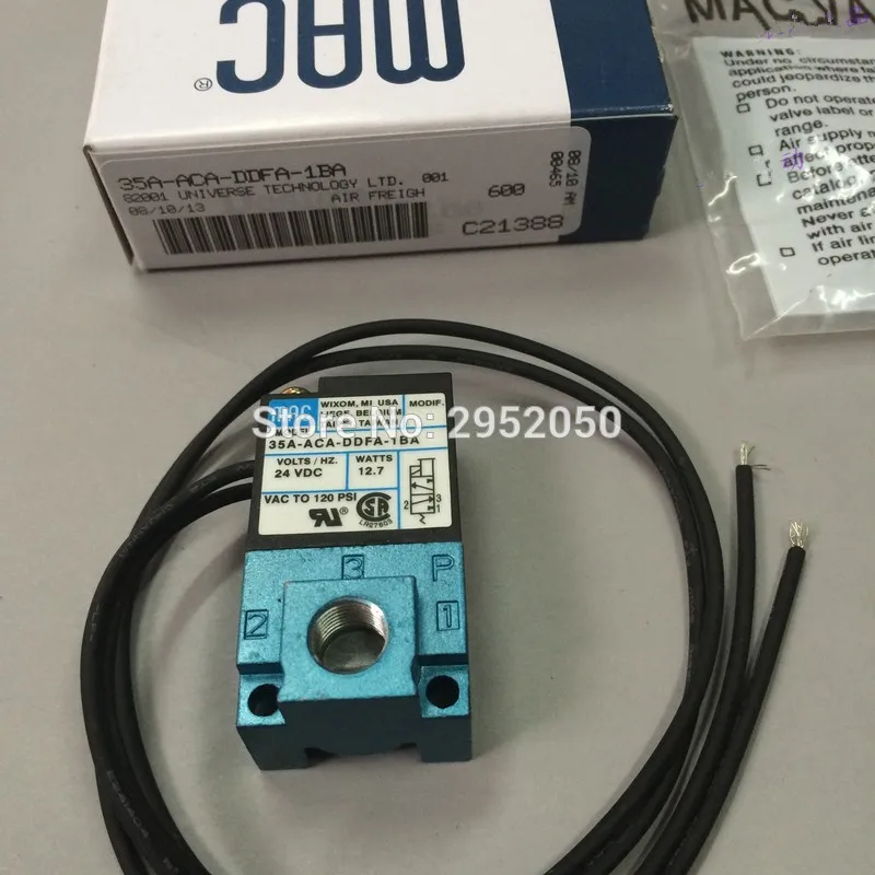 Mac type 35A ACA DDFA 1BA 24VDC высокочастотный Соленоидный клапан для машины капельного