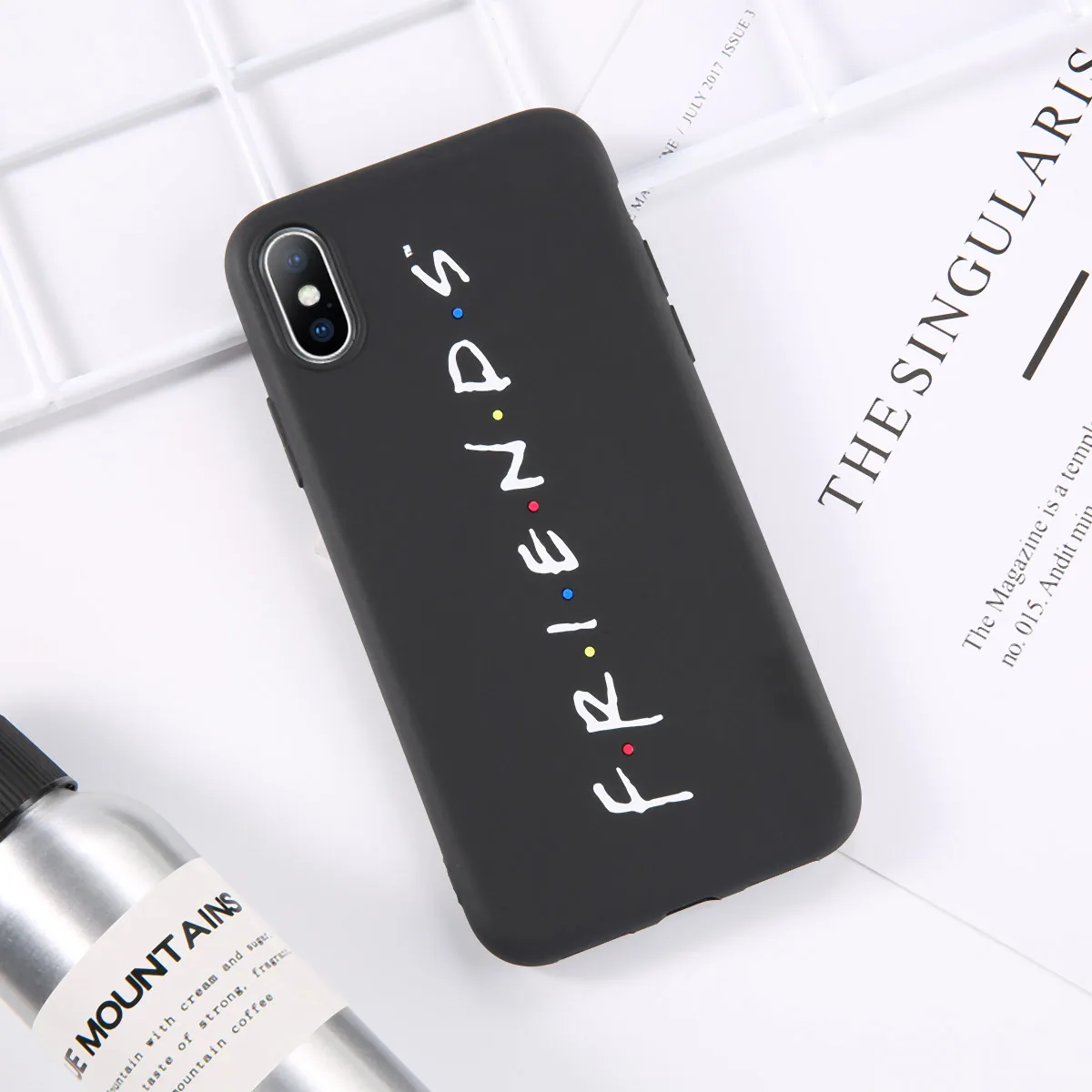 T5 Lovebay для iPhone 6 6s 7 8 Plus X XR XS Max 11 Pro Max 5 5S SE чехол для телефона центральный Perk Friends Мягкий ТПУ чехол для iPhone XS - Цвет: T5