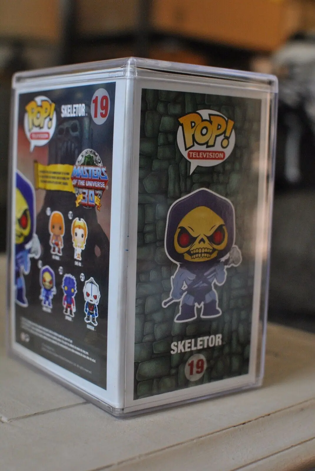 2013 SDCC редкий официальный Funko поп мастер Вселенной-металлический скелетор Грааль Виниловая фигурка Коллекционная модель игрушки