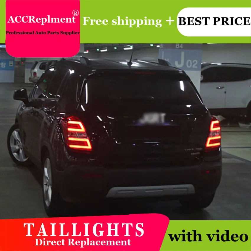 2PCS Car Styling for Chevrolet Trax Taillights 2014-2019 LED Tail Lamp+Turn Signal+Brake+Reverse light | Автомобили и мотоциклы