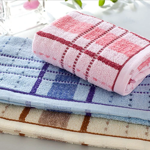 Многоцветное Хлопковое полотенце в полоску большой мягкий дышащий домашний