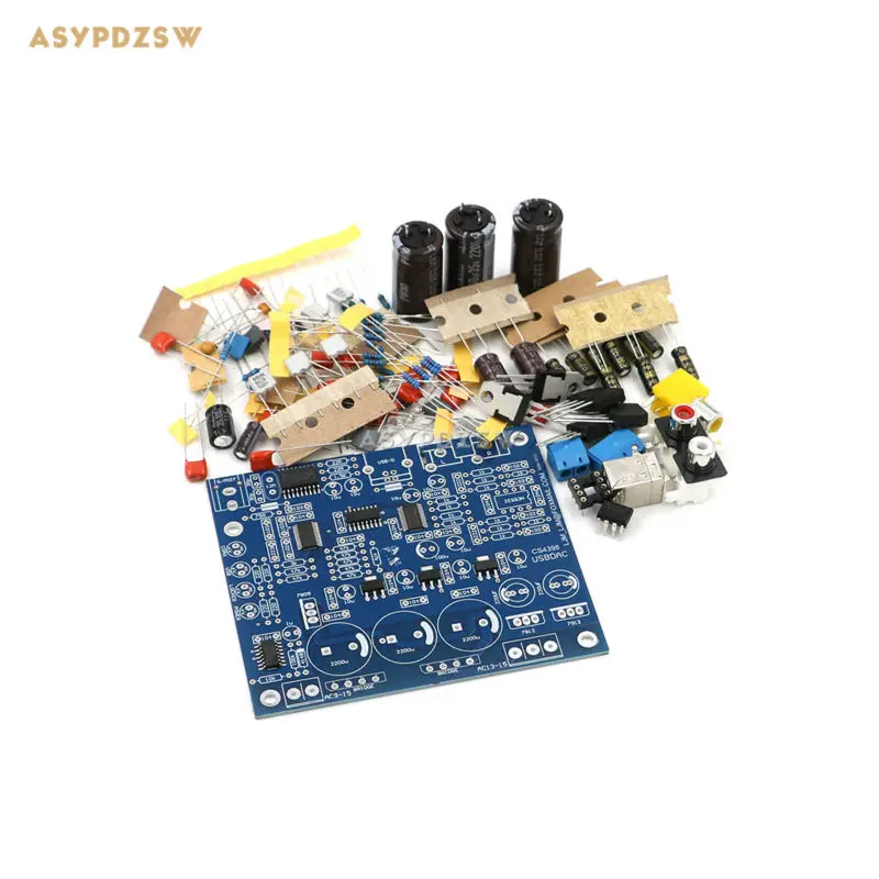 CS8416 CS4398 ЦАП DIY комплект с USB коаксиальный 24/192K набор декодера AC15V 32 K-192 K/24 bit