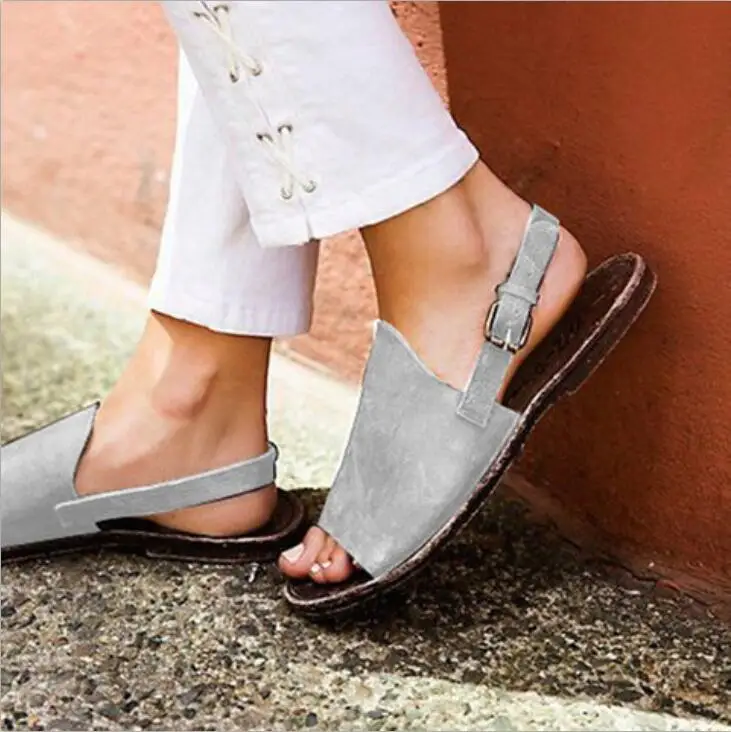Для девочек sandalias mujer Женская летняя обувь Босоножки на плоской подошве с