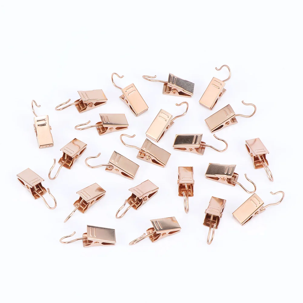 20 шт./компл. крюк для занавески на окно крепкие и прочные зажимы драпировки Кольца