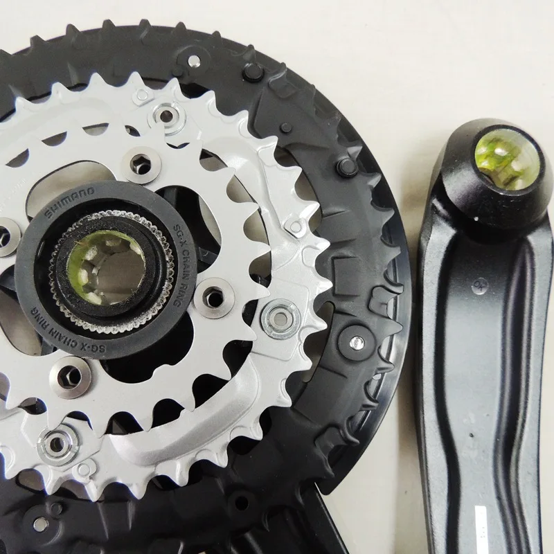 Shimano шатун FC M430 Звездочка 44T 32T 22T цепь 170 мм шлицевая ось кривошипа Передняя 3/27
