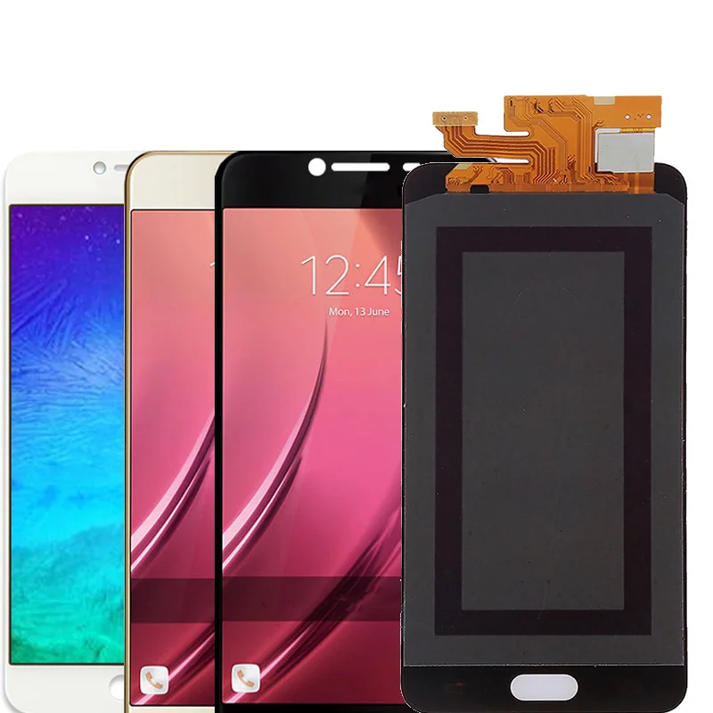 5 2 &quotОригинальный Новый Супер AMOLED lcd s Запасные части для Samsung Galaxy C5 C5000 ЖК дисплей