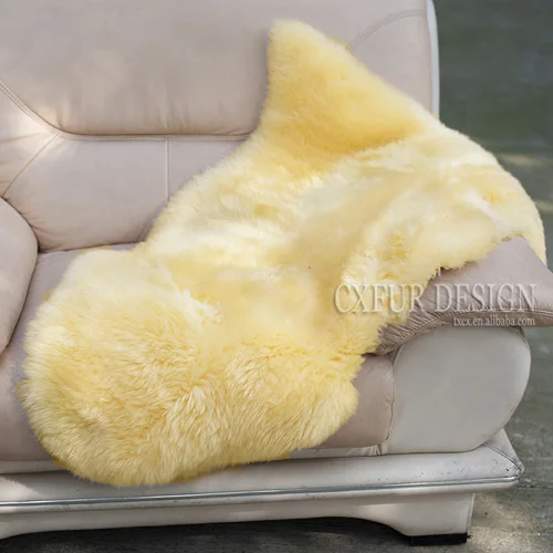CX-D-112C Throw Rug Australian Sheepskin Hairy Carpet for Living Room Bedroom Area Rugs Mat | Дом и сад