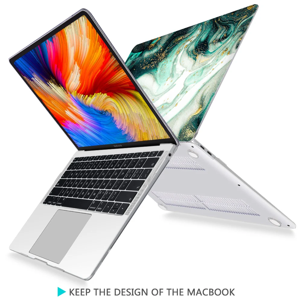 Redlai для MacBook Pro 13 16 дюймов Чехол с сенсорной панелью A2159 A2141, прозрачный мягкий сенсорный чехол для ноутбука MacBook Air 13 A1932 A1466