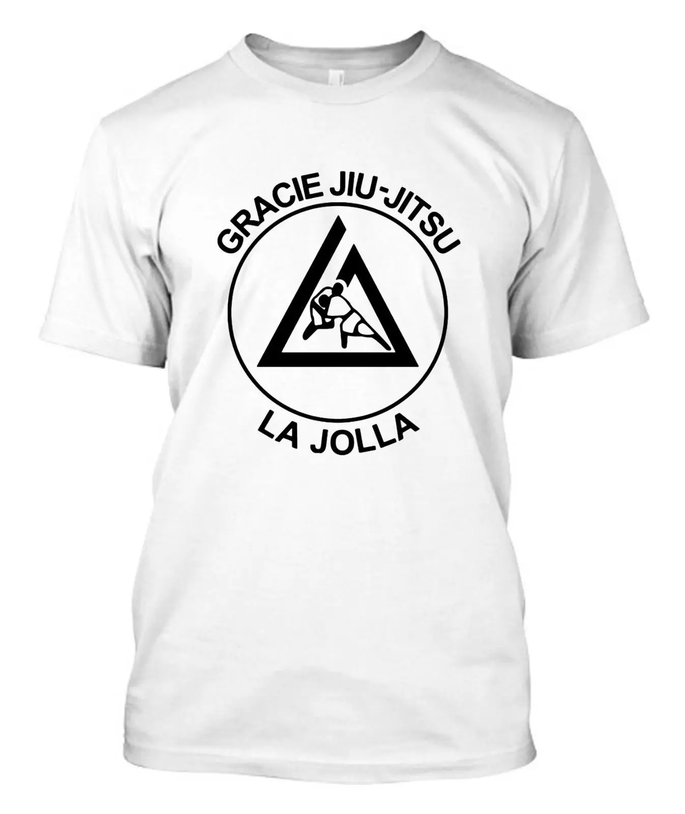 Gracie jiu jitsu academy Champ Logo-футболка на заказ | Мужская одежда