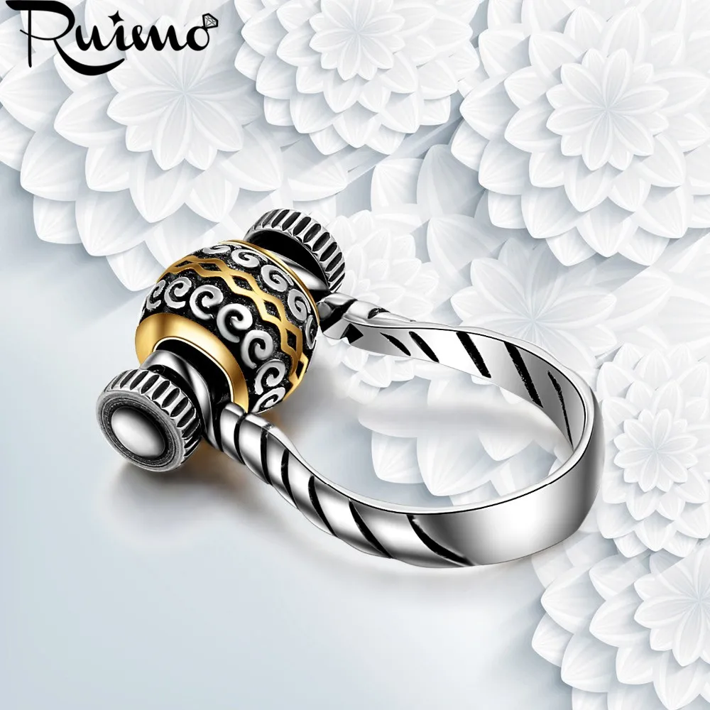 RUIMO Pan Style 316l эмалированные синие и белые полоски Шамбала из нержавеющей стали