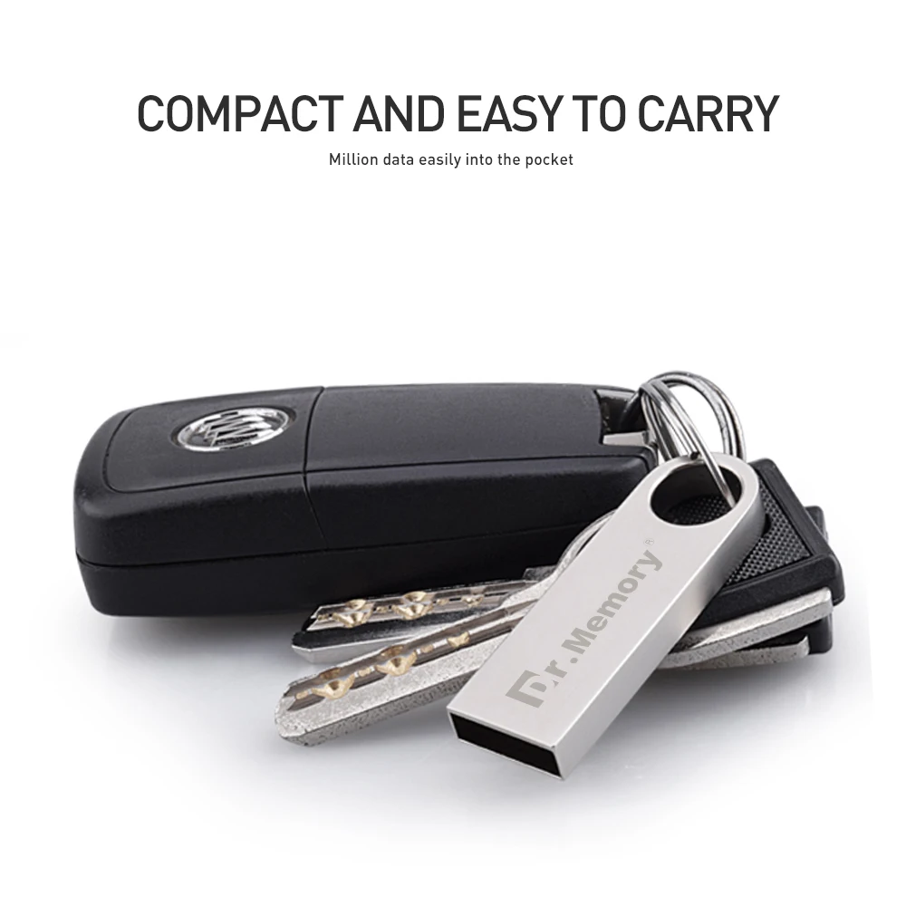 Металлический Автомобильный USB флеш накопитель 64 ГБ 32 128 м 4 8 16 2 0|USB
