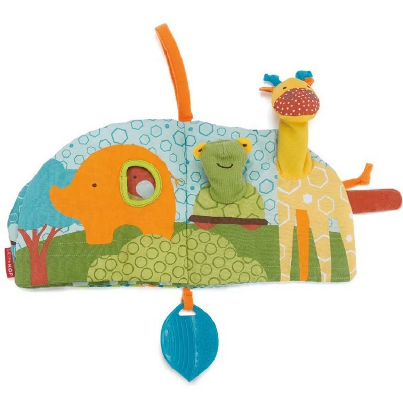 Мультфильм Жираф Мягкая Плюшевая книга из ткани для детей Игрушка Обучение