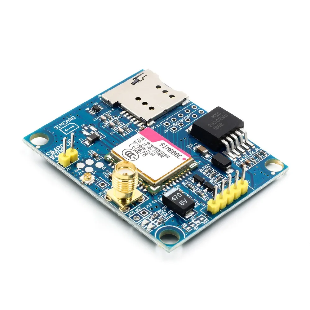 SIM800C макетная плата GSM модуль Поддержка сообщений Bluetooth TTS DTMF Quad band|Интегральные