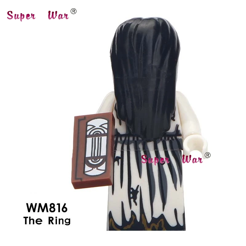 WM816 50 шт. тематика ужасов серия Охотник на кольцо-Черная пятница Джейсон, Фредди Крюгер Майкл Майерс зомби строительный блок детские игрушки - Цвет: WM816