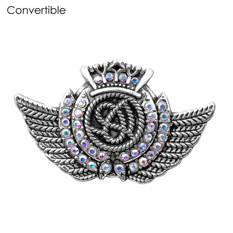 2018 Rivca жемчужная Камея Ангел Кристалл Стразы Магнитная Брошь для женщин