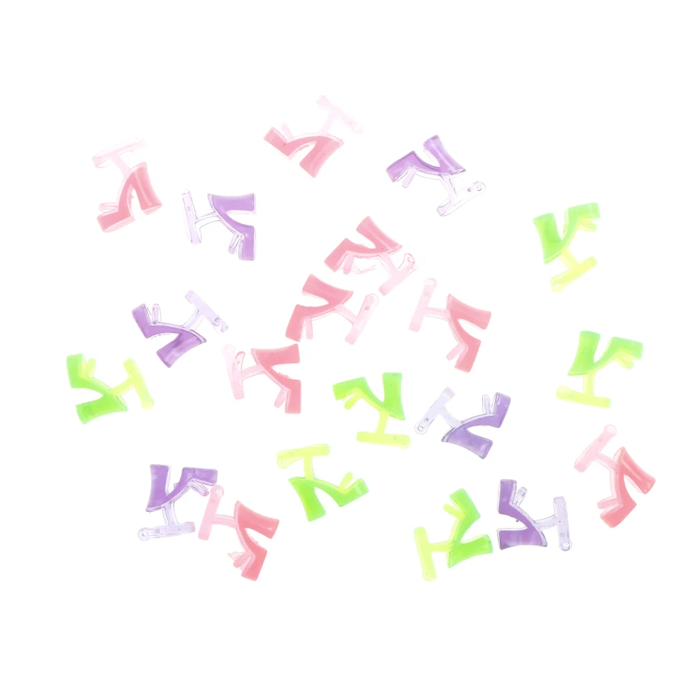 10 пар модных цветных кукольных ботинок разные цвета детские игрушки милая