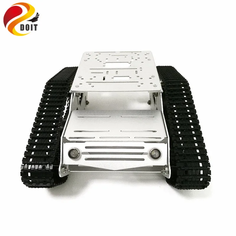 Бесплатная доставка Y100 гусеничный робот бак шасси автомобиля с рамой из