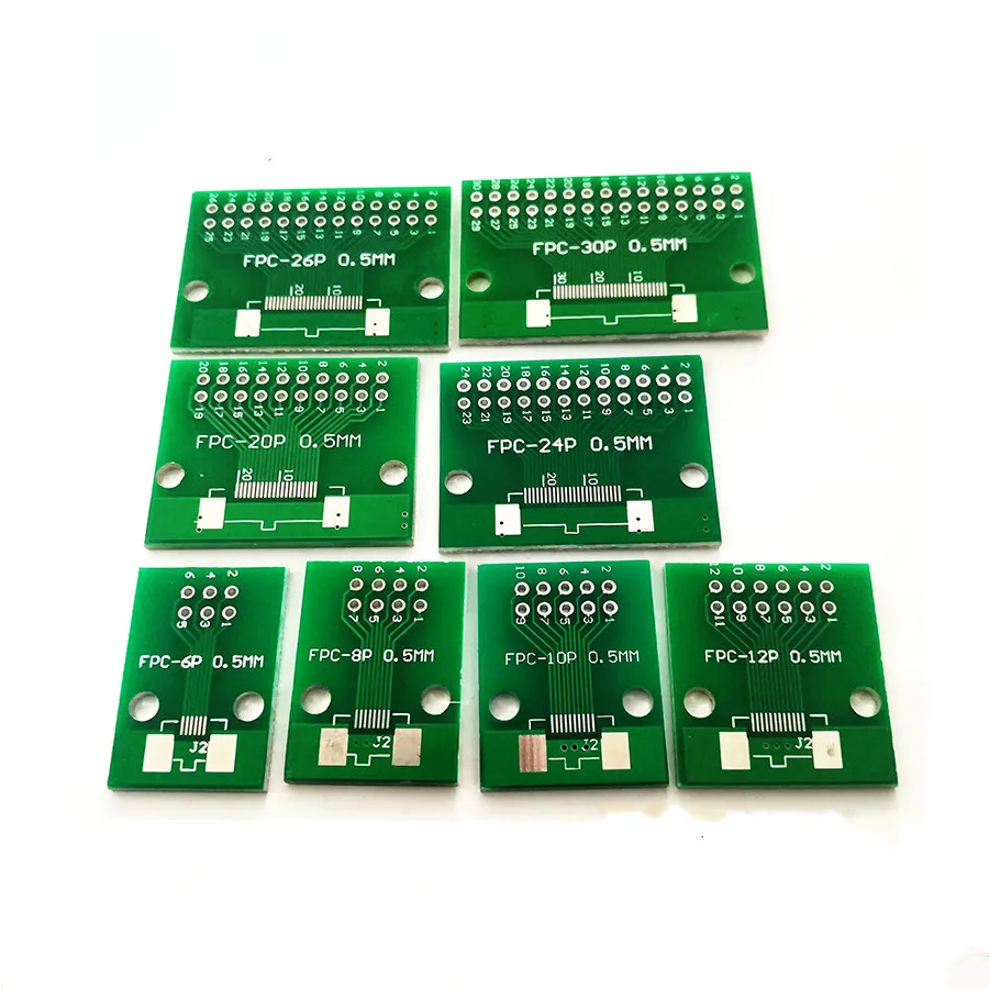 2 шт. двухсторонние 0 5 мм 1 FFC FPC 6 8 10 12 20 30 40 50 60 Pin до 54 FPC/FFC SMT адаптер розетка плата PCB