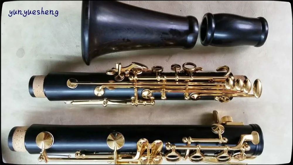 

High-grade clarinet High grade ebony gold grade B tones clarinet