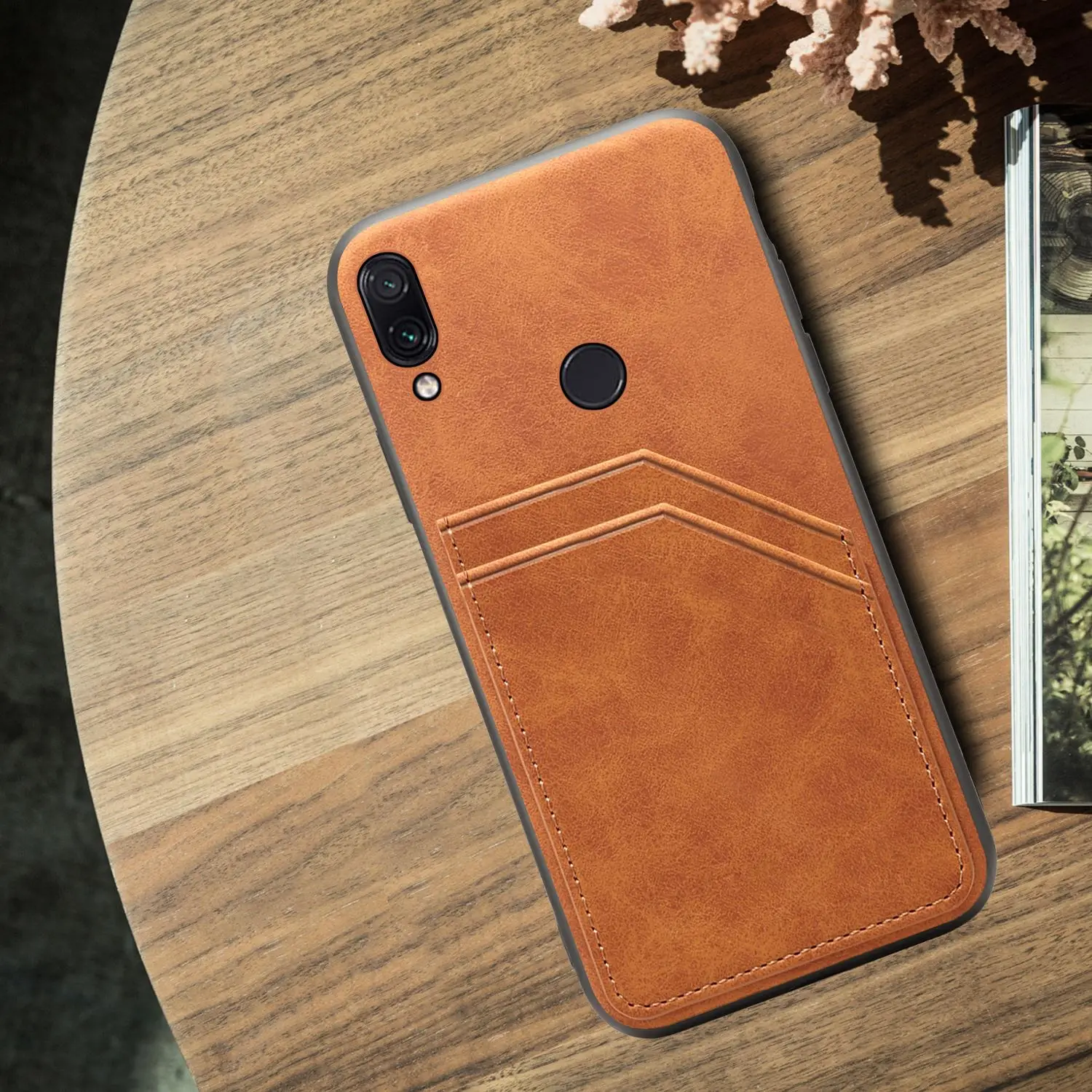 For Xiaomi Redmi Note 7 Case Luxury PU Leather Card Holder+Soft TPU Frame Ultra-thin Anti-scratch Phone |