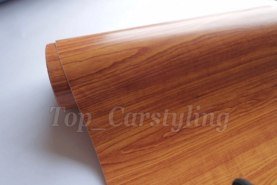 Текстурированная виниловая пленка из древесины для автомобильного стайлинга