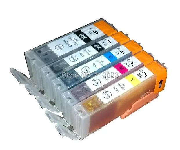 PGI-250 CLI-251 совместимый чернильный картридж для canon PIXMA MG5420 IP7220 MX722 MX922 MG5520 MG6420 MG5620 MG6620