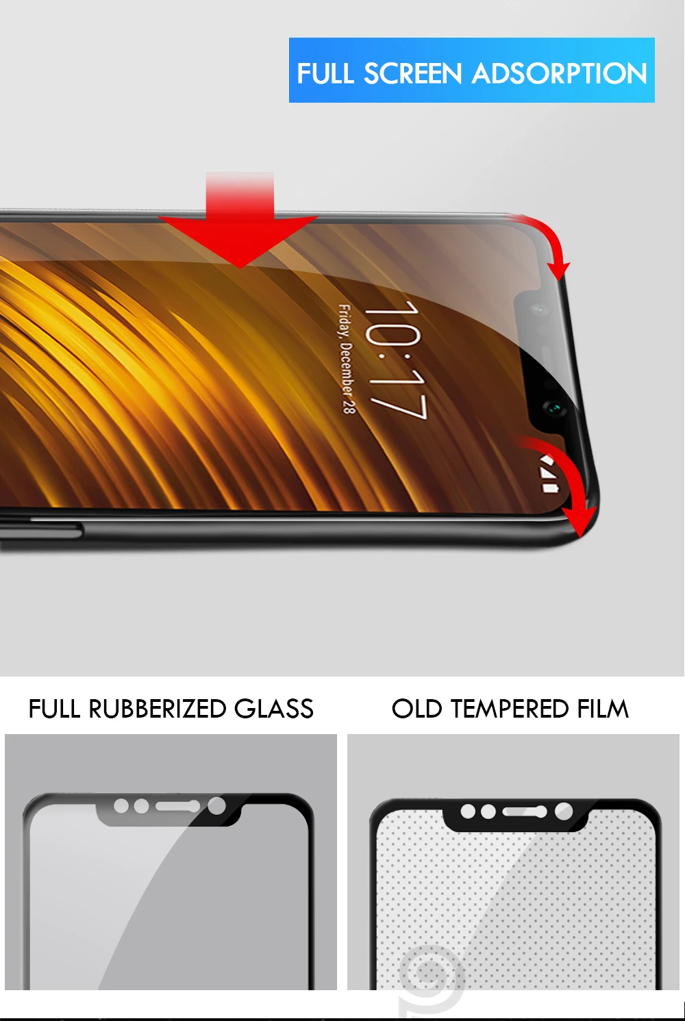 2 шт. 2.5D защитное стекло для Pocophone F1 протектор экрана для Xiaomi Mi 8 A2 Lite Mi8 Redmi Note 6 PRO Poco f1 закаленное стекло