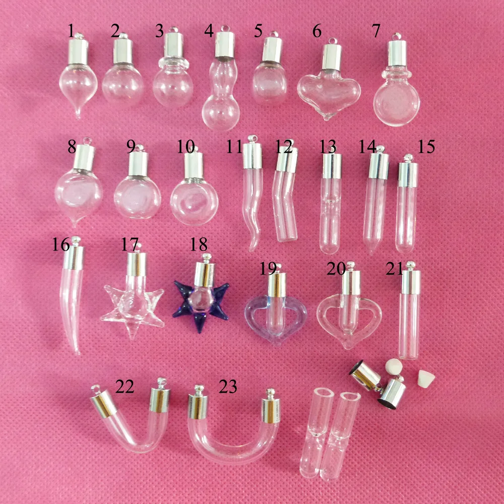 Прозрачная стеклянная бутылка диаметром 6 мм фотография + белая крышка k