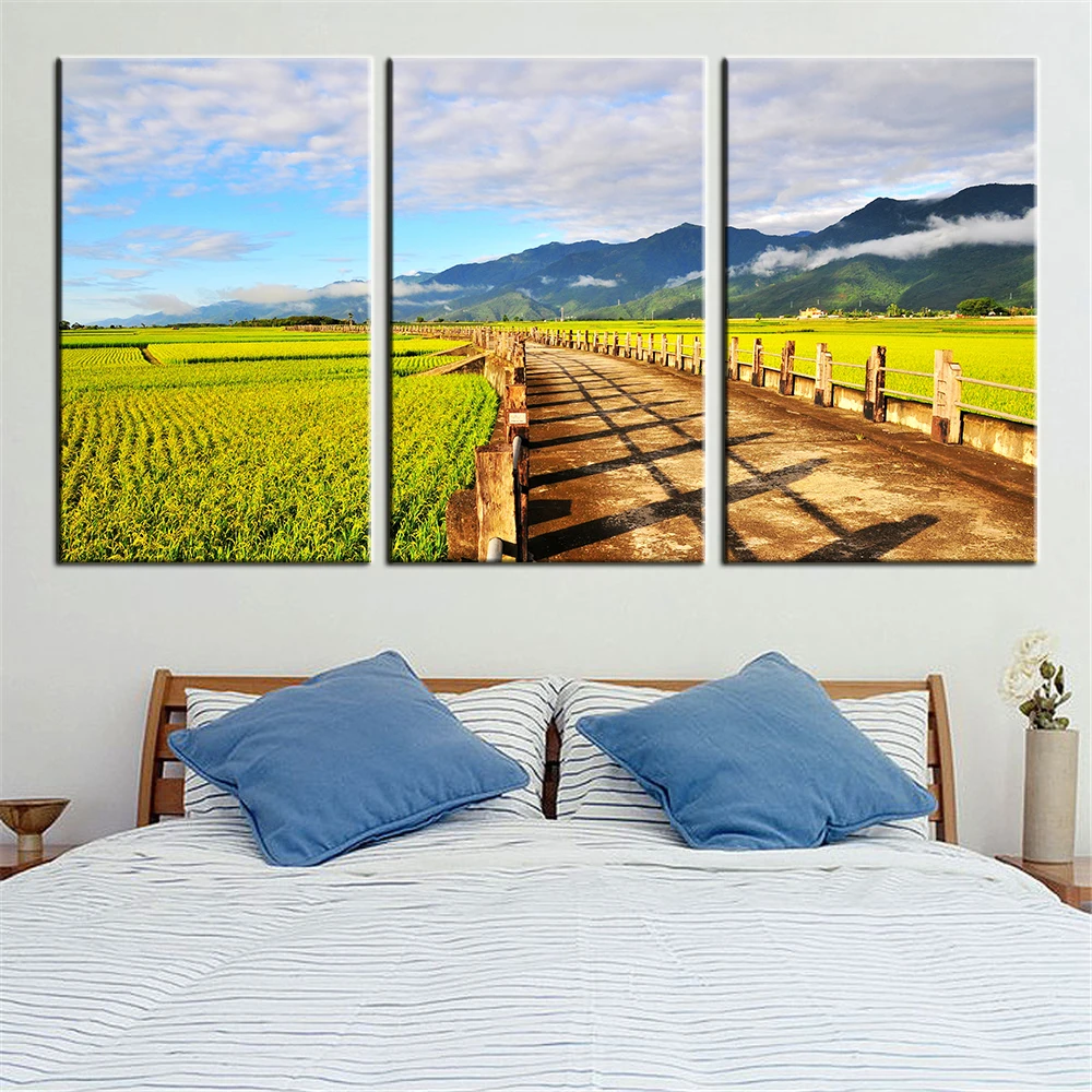 3 шт. декоративные картины на холсте масляная краска|paint on canvas|painting mountainart pictures |