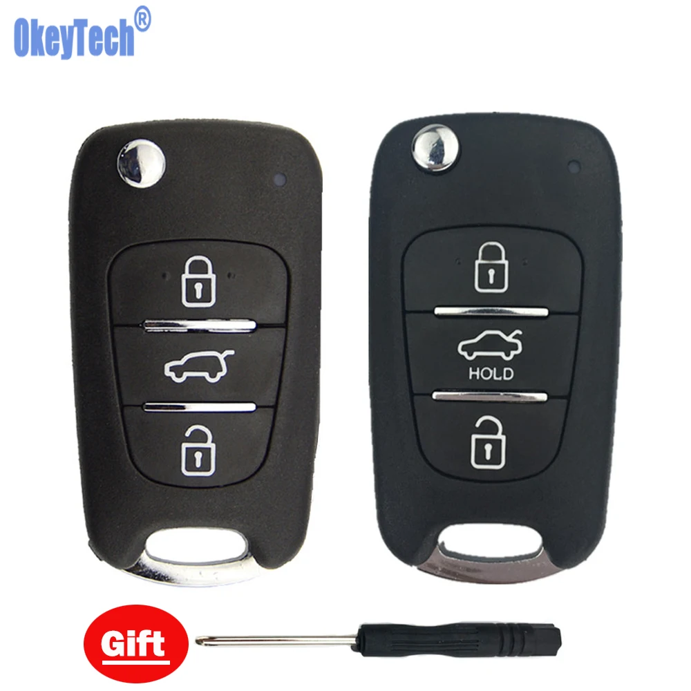 OkeyTech бесплатный подарок раскладной корпус ключа дистанционного управления для
