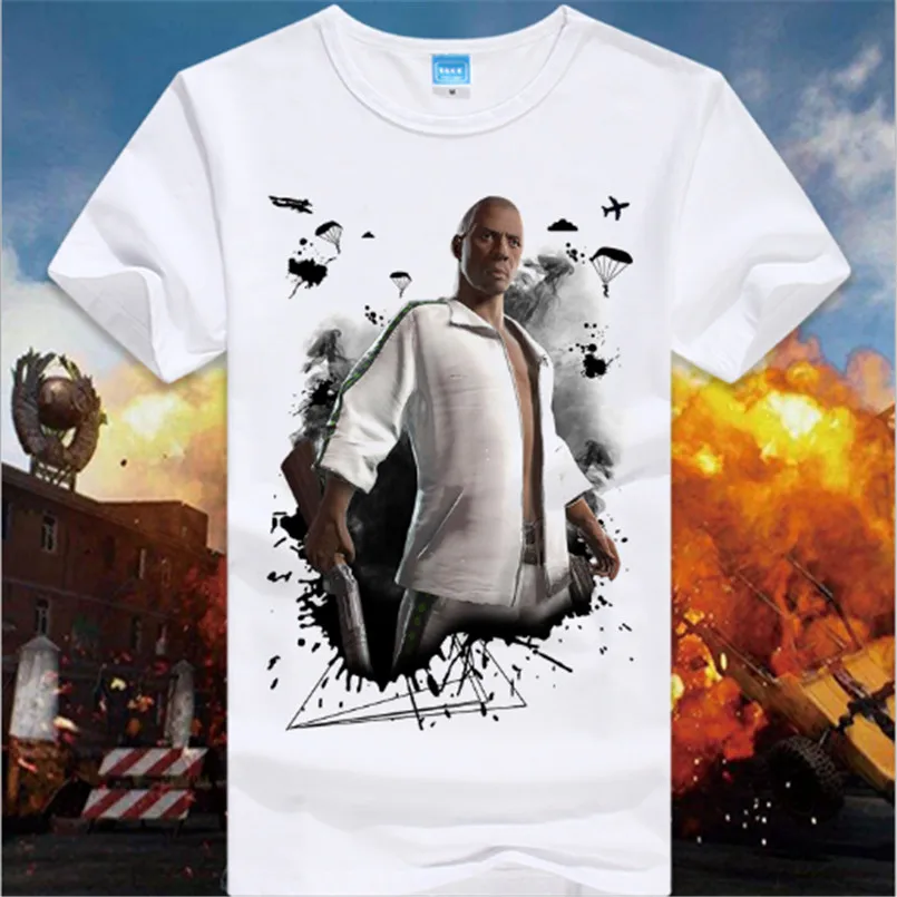PUBG/игрок UNKNOWN'S BATTLEGROUNDS футболка подарок для фанатов игры мальчик друг подарок короткий рукав PUBG футболка S Горячая игра - Цвет: 3