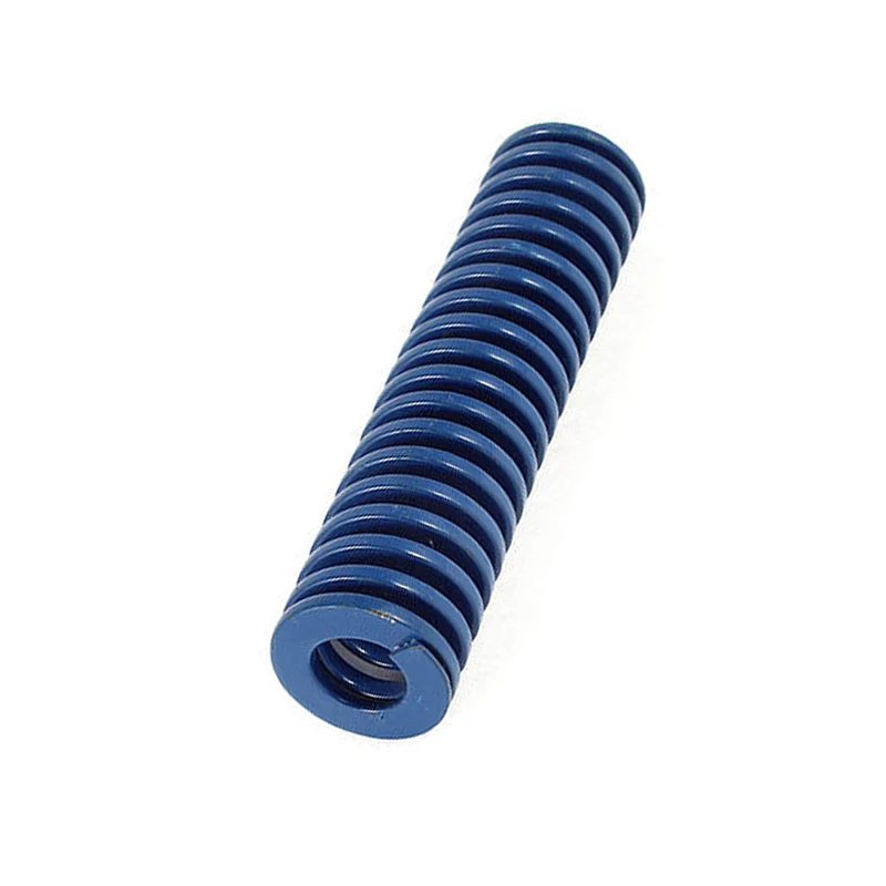 

80mm x 20mm x 10mm Metal Tubular Section Mould Die Compression Spring blue color