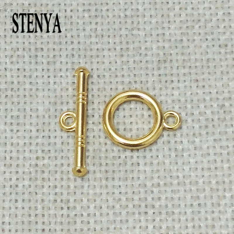 Позолоченное ожерелье STENYA с наконечниками и бусинами набор соединителей для