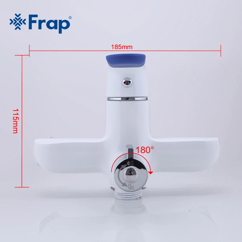 Frap смеситель для ванны в современном стиле настенный холодной и горячей воды