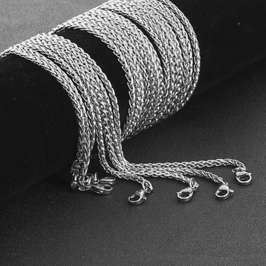 Популярная цепь для киля Мужская ожерелье из нержавеющей стали 100% ювелирные