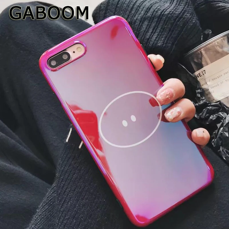 GABOOM милый мультфильм свинья Blu-Ray IMD телефона Чехлы для iPhone 6 Чехол 7 6s 8 Plus X краткое