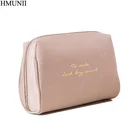 Портативная косметичка HMUNII для женщин, органайзер для косметики для девушек, дорожная сумка для туалетных принадлежностей, женская сумка для хранения