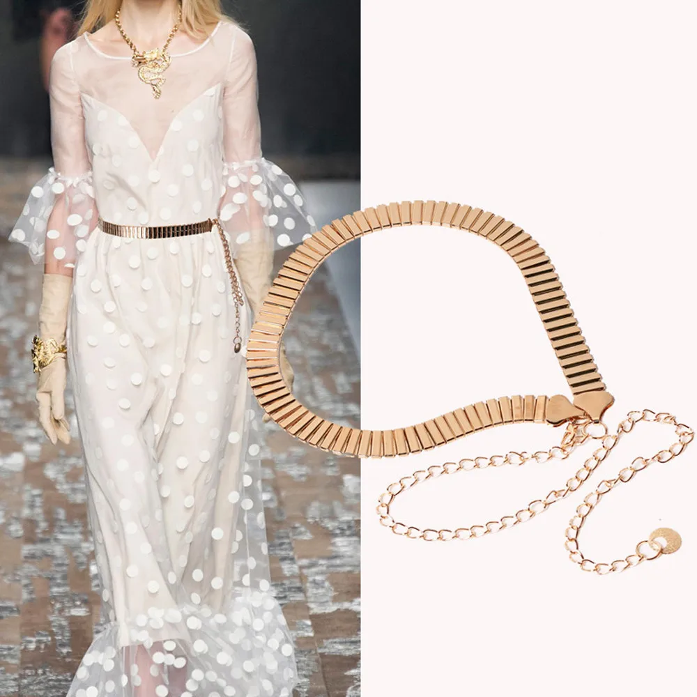 Женские ремни на талию женские модные металлические цепочки с жемчугом стильные