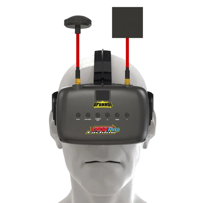 В наличии Eachine VR D2 Pro 5 дюймов 800*480 40CH 8G разнообразие FPV очки w/DVR объектив