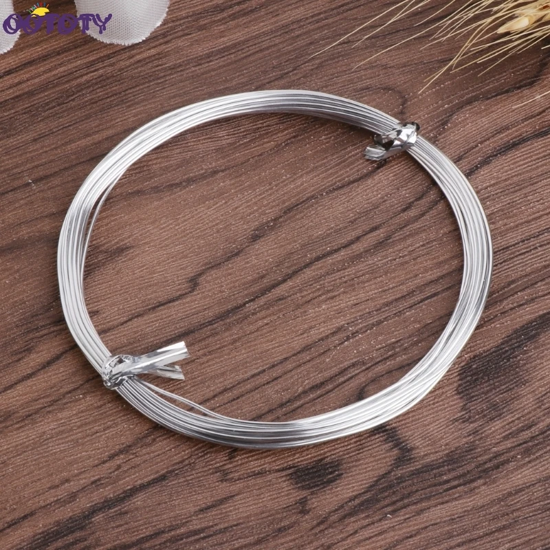 Ремесло флорист алюминиевый провод ювелирные изделия гончарная форма серебро 5 м