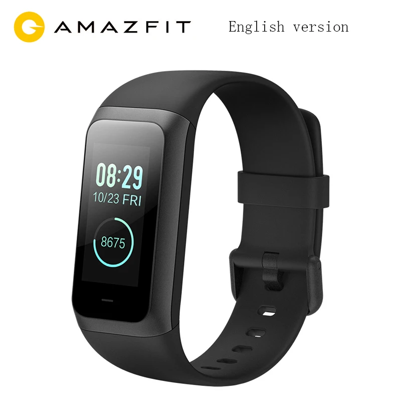 Новый оригинальный Huami Amazfit Band Cor 2 умный Браслет 5ATM водонепроницаемый 2.5D цвет IPS 316L